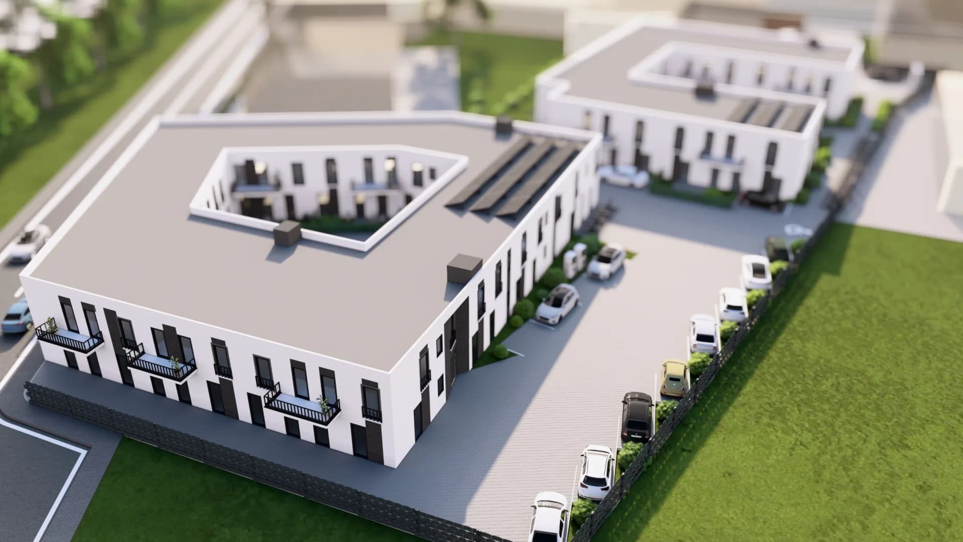 Neubauprojekt Krefelder Straße 31 in Viersen – Außenvisualisierung der Wohnanlage, Sorglos am Niederrhein