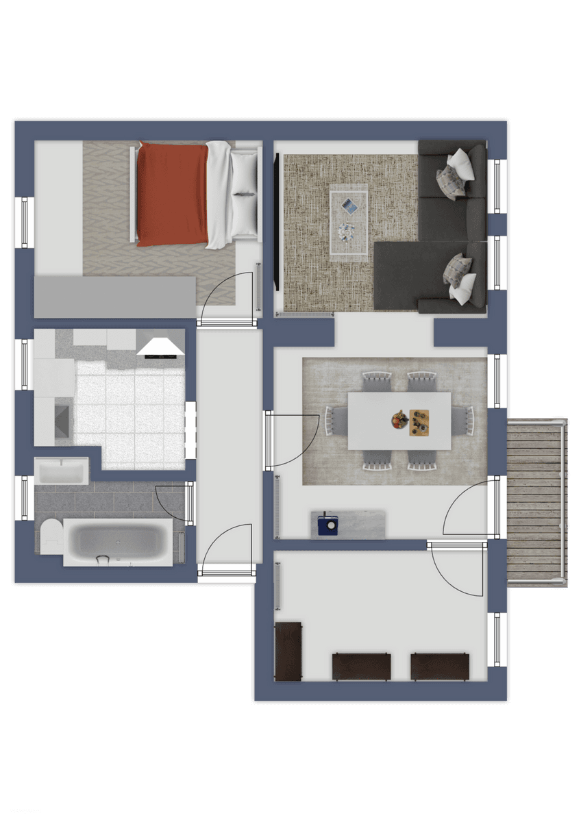 !Reserviert! Helle 3-Zimmer-Wohnung mit Balkon und Altbaucharme in zentraler Lage von Krefeld