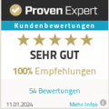 ProvenExpert-Bewertungssiegel